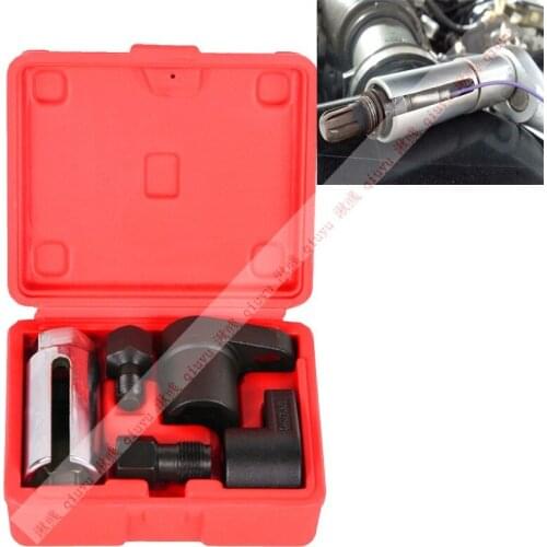 5pcs Oxygen Sensor Wrench Kit Thread Chaser Tool Fit for Auto O2 Socket Removal Install Offset Vacuum Sensor Socket