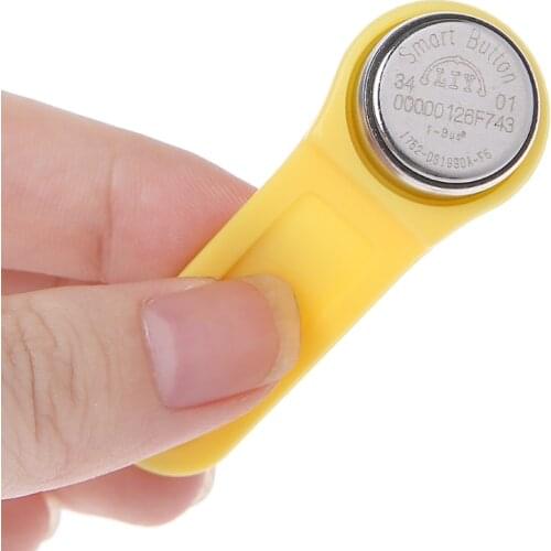 10 Pcs Set DS1990A F5 Read-Only I-Button Non Magnetic TM Card Electronic Key HCCY