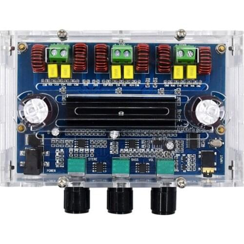 SOTAMIA TPA3116D2 Power Amplifier Board 2.1 Sound Amplificador Class D Bluetooth-compatible Subwoofer Amplifiers 2x50W+100W