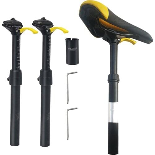 Ultralight Bike Adjustable Seatpost Road Bicycle Shockproof Seat Post Repair Bicycle Seatpost Shock Absorber 30.9 31.6