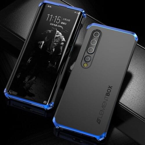 Shockproof Armor Metal Case For Xiaomi 10 11 9 Pro Mi Redmi Note 9 5G Note 8 Pro 7 Aluminum Bumper + Matte PC Protective Cover