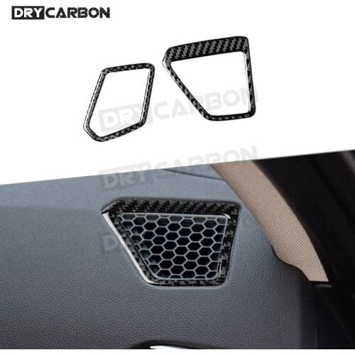 Carbon Fiber AC Outlet Moulding Trim Frame Air Vent Decorative Cover Sticker For BMW 3 Series G20 G28 2019 2020