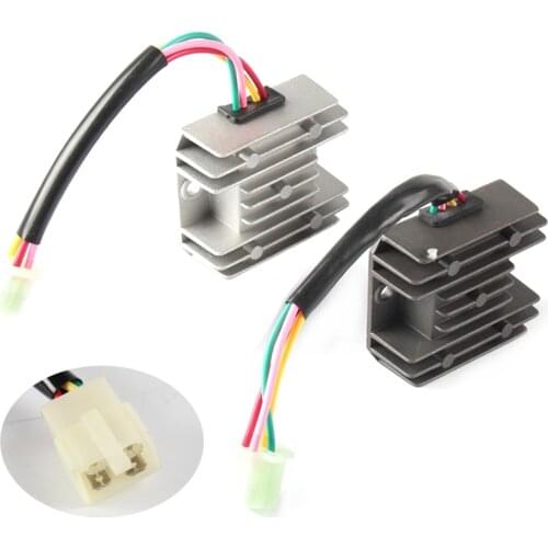 4 Wires Voltage Regulator Rectifier Motorcycle Boat Motor Mercury ATV GY6 50 150cc Scooter Moped JCL NST TAOTAO