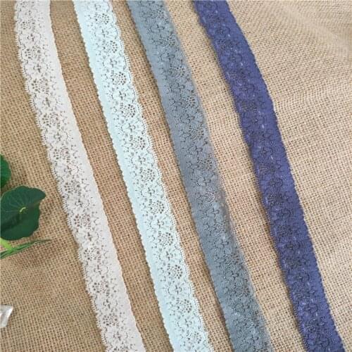 S1989 wide 3 cm 3 color elastic lace fabric DIY handicraft sewing supplies clothing decoration accessories elastic lace decorati