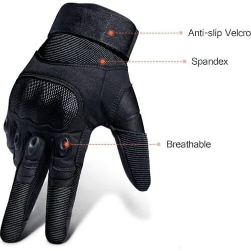 Touch Screen Tactical Military Hard Knuckle Full Finger Gloves Army Airsoft Paintball Combat Hunting Riding Motorcycle Cycling