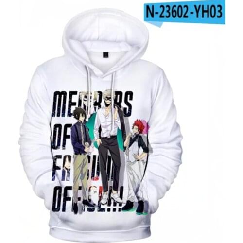 Anime My Hero Academia Hoodie Print Pullover Sweats MHA BNHA Hoodie Sweatshirts Japan manga Sweatshirt Casual tops
