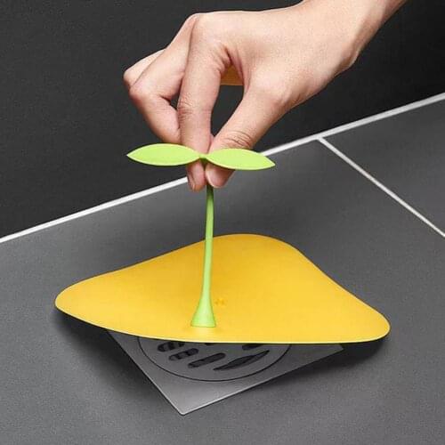 Universal Floor Drain Cover Suck Tightly Install Easily Drain Cover Punch-free Bathroom Bathtub Kitchen Drain Cover