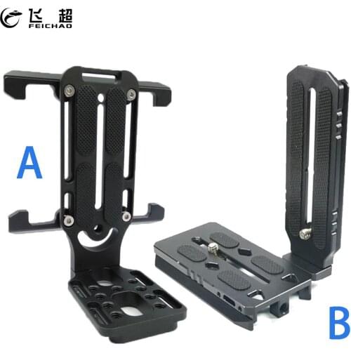 Vertical Quick Release L Plate Board SLR Camera Gimbal Bracket Holder for Zhiyun CRANE 2 3 Weebill S Handheld Stabilizer Tripod