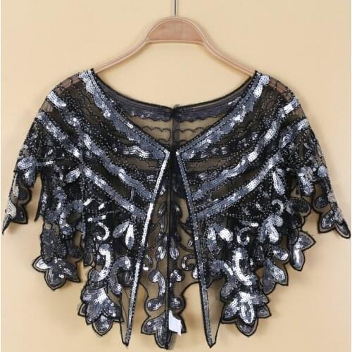 Summer Korean Sequin Women Perspective Womens Cloak Coats Lace Female Sexy Beach Holiday Embroidery Cardigan Short Outerwear