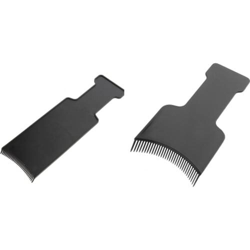 2 Size M,S Hair Coloring Highlights Board, Hair Coloring Dye Tint Plate, Hair Coloring Highlighting Paddle for Ombre Hair Dye