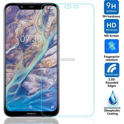 20Pcs Tempered Glass For Nokia 8.1 Protective Film 9H Safety Shield Screen Protector On For Nokia 8.1 Guard Protection