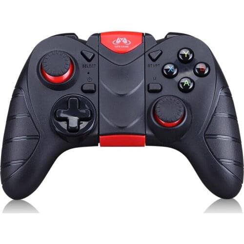 2018 GEN GAME S7 Standard/ Enhanced Edition Wireless Game Controller with Phone Holder for Smartphone / smart TV /TV Box / PC