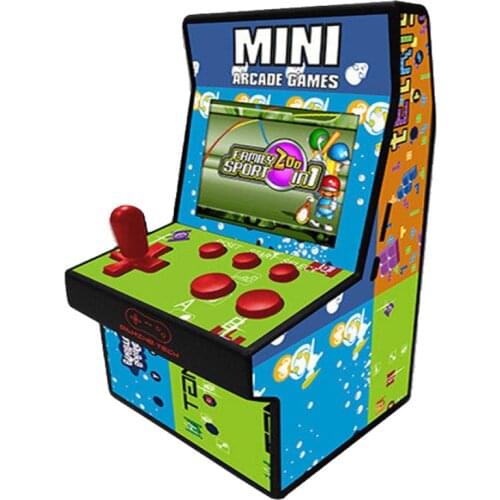 8 Bit Portable Retro Arcade Station 2.5 inch Handheld Video Coin Operated Game Console One Players Built-in 200 Classic Games