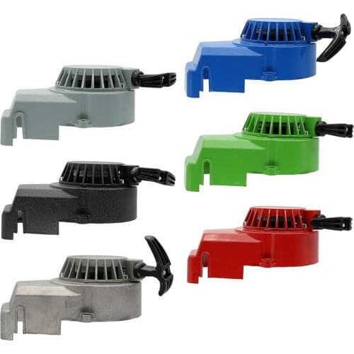Aluminum Pull Start Recoil Starter Part For 2 Stroke 47cc 49cc Engine Pocket Bike Mini Moto Dirt Kids ATV Quad 4 Wheeler