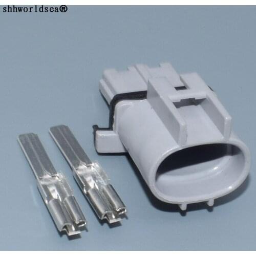 Worldgolden 2 Pin 4.8mm Male Automotive Connector