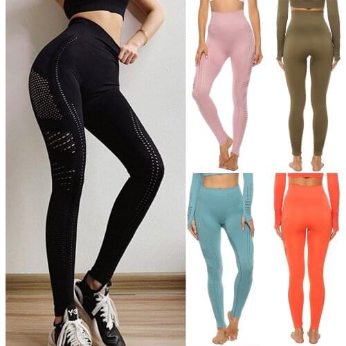 High Waist Seamless Leggings Push Up Leggins Sport Women Fitness Running Yoga Pants Squat Proof Elastic Trousers Gym Activewear