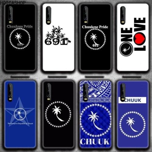 Chuuk Chuukese Pride 691 Flag Phone Case for Huawei P20 P30 P40 lite E Pro Mate 30 20 Pro P Smart 2020 P10