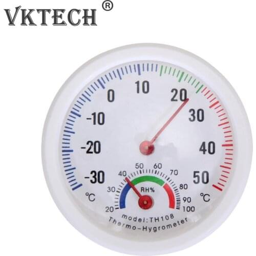 Mini Thermometer Hygrometer Bell-shaped LCD Digital Scale for Home Office Wall Promotion Mount Indoor Temperature Measure Tools