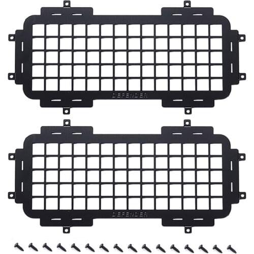 For MN D90 D99S MN99S 1/12 RC Car Upgrade Parts Metal Stereoscopic Window Mesh Protective Net Accessories