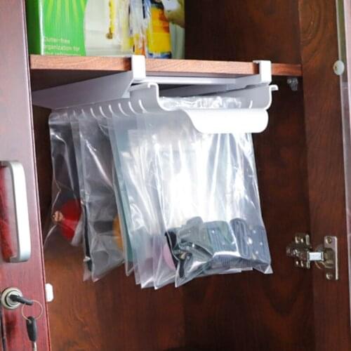 Refrigerator Plastic Wrap Tissue Hanger Storage Rack For Bathroom Track Storage Rack Kitchen Paper Towel Holder Accessories