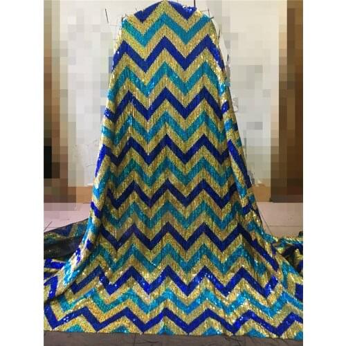 Good looking New sequins Lace Fabric High Quality tulle Lace Fabric Beautiful Applique Nigerian Lace Fabric For Wedding