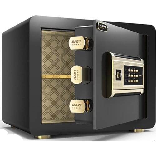 Home Office Mini Safe Box 0.5 Cubic Feet All Steel Digital Keypad Fingerprint Security Safe Deposit Box For Jewelry Gun Cash Use