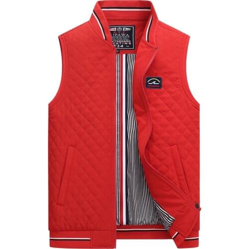 Casual Blue White Red Vests for Men Kenty Shark Jackets Sleeveless Brand Mens Warm Vest Plus Size 4XL Spring Autumn Waistcoats