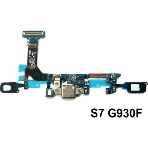 New Microphone Module+USB Charging Port Board Flex Cable Connector Parts For Samsung S7 G930F / S7 edge G935F phone