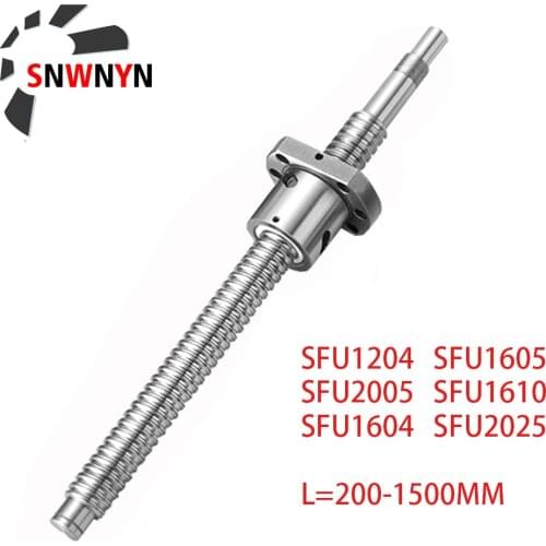 SFU1204 SFU1605 SFU2005 SFU1610 SFU1604 SFU2025 200 250 300 350 400 450 500 550 600 800mm C7 Roller Screw With Single Ball Nut