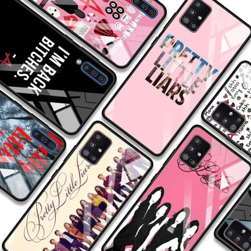 Pretty Little Liars Glass Case For Samsung A51 A21s A71 A12 A31 A52 A32 A41 A11 A72 A91 A81 A01 Transparen