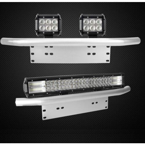 Universal Car Number Plate Offroad License Number Plate Work Light Bar Mount Bracket Frame Holder Bumper Vehicle Universal