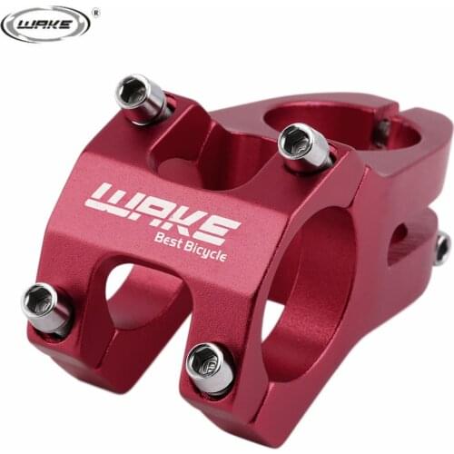 Wake High-strength 31.8mm Bicycle Stem Machined MTB Mountain Bike Stem Bicycle Parts Cycling Handlebar Stem Vástago de bicicleta
