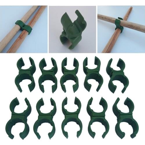 10Pcs Plant Trellis Connector Fastener Clip Support Rotatable Adjustable