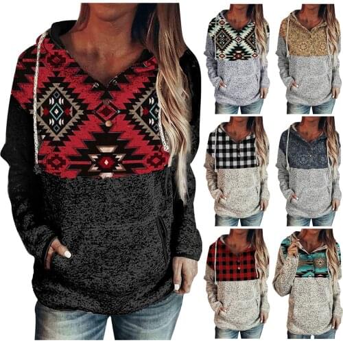 Plus Size Drawstring Hoodie Sweatshirt Women Fashion Long Sleeve Print O-neck Loose Sweatshirts Streetwear Sudaderas Con Capucha