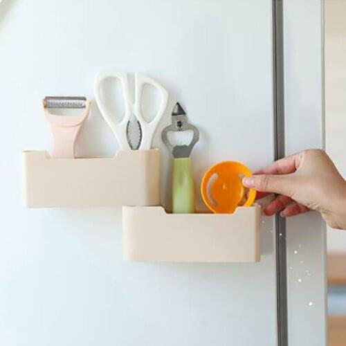 Wall Mounted Organizer Storage Box Remote Control Air Conditioner Case Mobile Phone Plug Holder Stand Container