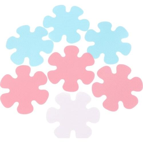 10/6Pcs Anti Slip Bathtub Stickers Bathroom Flower Self-Adhesive Non Slip Bathtub Decals Stickers Bath Shower Anti-Slip Stickers