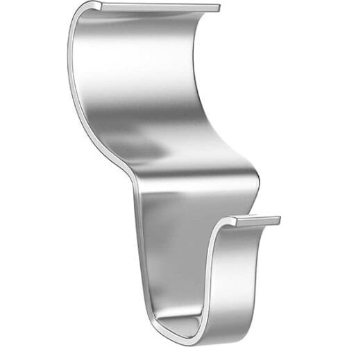 10 Pcs Stainless Steel Material S-Shaped Hook Hidden Wall Seam Siding Vinyl Board Creative Hook Free Perforated Metal Hook