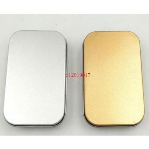 400pcs/lot Gold Mini Tin Box 94*61*20mm for Jewelry Candy Decorative Storage Boxes U Disk Headphone Gift Box
