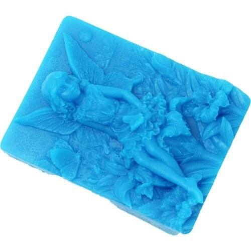 Angel Flower Fairy Handmade Soap Liquid Silicone Mould Soap Mould