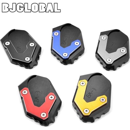 CNC Side Foot Stand Enlarger For BMW R1200GS LC R 1200 GS LC Adventure Adv Accessories Kickstand Extension Plate Pads Support