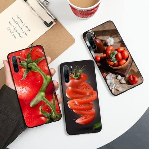 Tomato vegetables Phone Case For Huawei honor Mate P 10 20 30 40 i 9 8 pro x Lite smart 2019 nova 5t custom protective capa