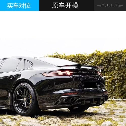 For Porsche Palamela 971 2017-2021 high quality Carbon Fiber rear boot Wing Spoiler Rear Roof Spoiler Wing Trunk Lip Boot Cover