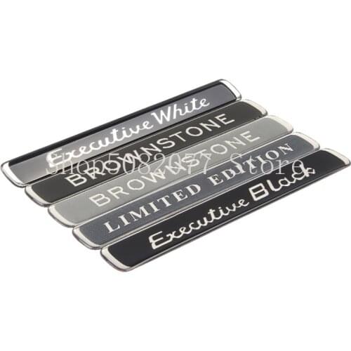 Chief Executive White Black BROWN STONE LIMITED EDITION 25th 60th Anniversary Black Edition S Exclusive SUPERIOR Emblem Sticker