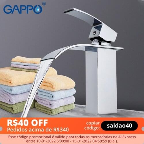 GAPPO Basin Faucet basin mixer tap waterfall faucet crane brass basin sink faucet Deck Mounted faucets armatur sink taps