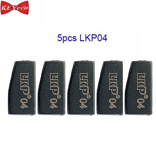 KEYECU 5pcs LKP04 Ceramic Chip for Toyota H-key Blade 128bit for H Transponder Chip