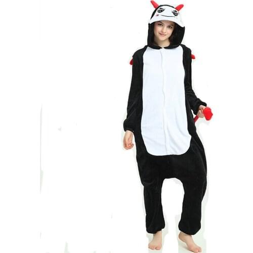 Devil Kigurui Animal Pajamas For Women Onsie Men One-Piece Pijamas Cosplay Costume Cartoon Jumpsuit Onesie for Adults Hallooween