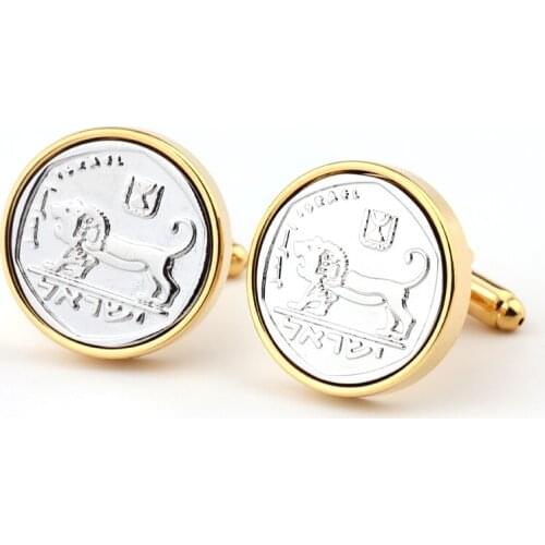 Circular golden accessories high-end French men cufflinks shirts cufflinks sleeve nail factory direct sale free shipping