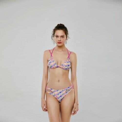 LaFata lovely Bikini Swimwear Sex Beachwear bikini floral