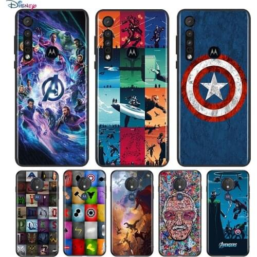 Avengers Marvel For Motorola G9 G8 G Stylus Power One Fusion Hyper Edge E7 E6 5G Plus Play Lite Soft Phone Case