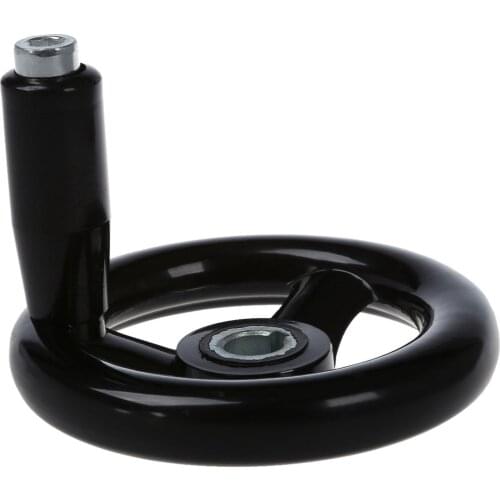 New 3.9" Diameter Hand Wheel w Revolving Handle for Milling Machine